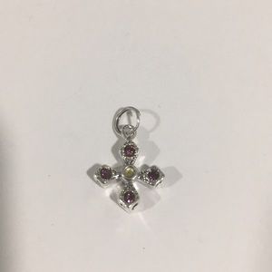 Sterling Silver Women's Cross Charm small Pendant